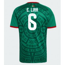 Mexico Erik Lira #6 Hjemmedrakt VM 2026 Kortermet